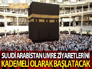 Suudi Arabistan, 4 Ekim'den itibaren umre ziyaretlerini kademeli olarak başlatacak