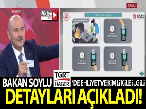 Bakan Soylu: 'Ehliyet ve kimlik ikisi bir arada oluyor'