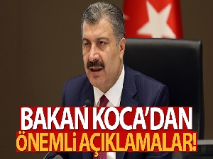 Bakan Koca, Türkiye geneli yoğun bakım ve yatak doluluk oranını açıkladı!