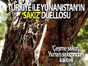 Türkiye ile Yunanistan'ın 'sakız' düellosu