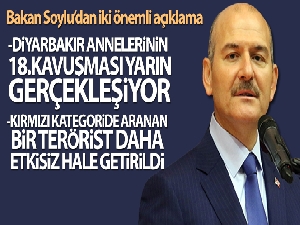 Bakan Soylu'dan iki önemli açıklama!