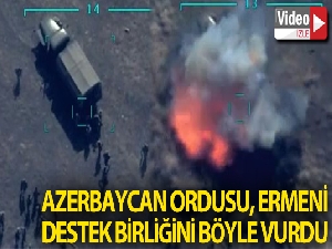 Azerbaycan ordusu, Ermeni destek birliğini vurdu