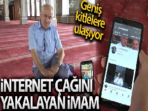 İnternet çağını yakalayan emekli imam