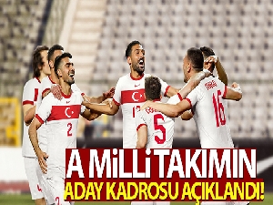 A Milli Takımın aday kadrosu açıklandı