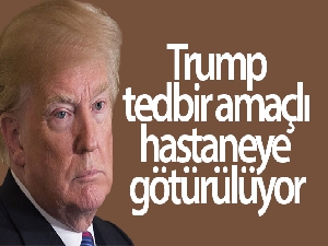 Trump'ın sağlık durumunda yeni gelişme!  ABD Başkanı Donald Trump Hastaneye kaldırıldı