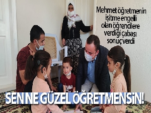 Sen ne güzel öğretmensin