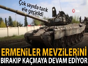 Azerbaycan, Ermenistan ordusunu ait çok sayıda tankı ele geçirdi