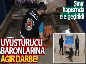 Uyuşturucu baronlarına ağır darbe: Tam 50 milyon TL