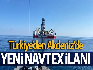 Türkiye'den yeni NAVTEX ilanı