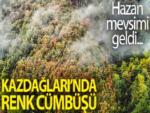Kazdağları'nda hazan mevsimi