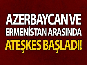 Azerbaycan ile Ermenistan arasında Dağlık Karabağ konusunda varılan ateşkes başladı