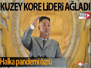 Kuzey Kore lideri Kim Jong-un halktan ağlayarak özür diledi