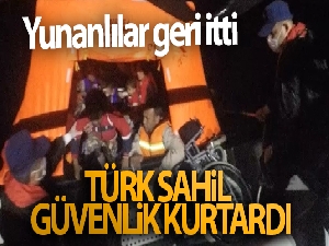 Çeşme açıklarında 25 düzensiz göçmen kurtarıldı