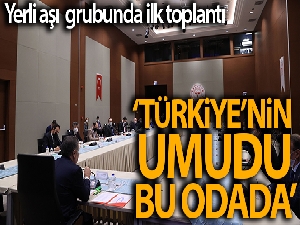 Bakan Koca, Yerli Aşı Ortak Çalışma Grubu Toplantısı'na başkanlık etti