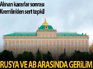 Rusya'ya yaptırım kararı alan AB'ye Kremlin Saray'ında sert cevap