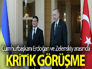 Cumhurbaşkanı Erdoğan, Ukrayna Devlet Başkanı Zelenskiy ile ortak basın açıklaması düzenledi