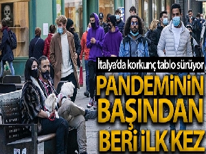 İtalya'da günlük vaka sayısı ilk kez 10 bini aştı