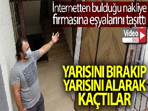 Taşıdıkları eşyaların yarısını bırakıp, yarısını alarak kayıplara karıştılar