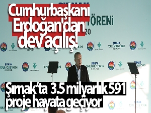 Şırnak'ta 3.5 milyarlık 591 proje hayata geçiyor