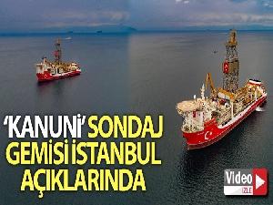 ‘Kanuni' sondaj gemisi İstanbul açıklarında