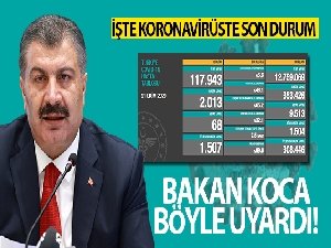 Son 24 saatte korona virüsten 68 kişi hayatını kaybetti