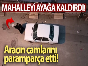 Aldatıldı, mahalleyi ayağa kaldırdı...O anlar kamerada