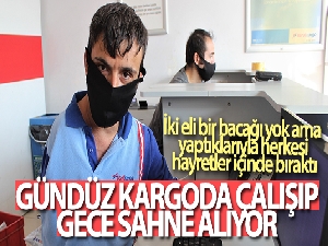 İki eli bir bacağı yok ama yaptıklarıyla herkesi hayretler içinde bıraktı