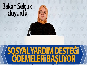 Ekim ayına ilişkin sosyal yardım desteği ödemeleri bugün başlıyor