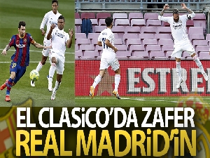El Clasico'da zafer Real Madrid'in