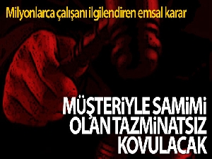 Milyonlarca çalışanı ilgilendiren emsal karar