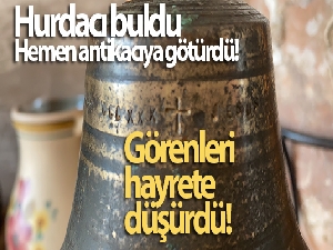 Bursa'da 2 bin yıllık olduğu düşünülen çan hurdacıdan çıktı, müzeye teslim edildi