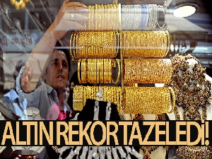 Altın rekor tazeledi