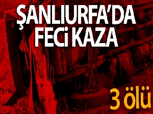 Kamyonlar kafa kafaya çarpıştı: 3 ölü, 1 yaralı