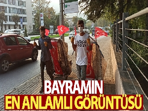 Bayramın en anlamlı görüntüsü...