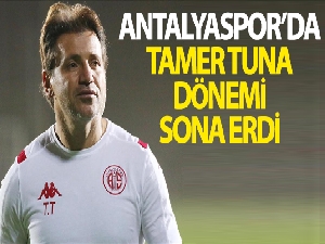Antalyaspor'da Tamer Tuna dönemi sona erdi