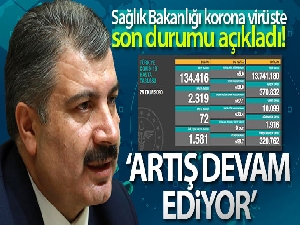 Son 24 saatte korona virüsten 72 kişi hayatını kaybetti