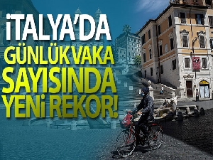 İtalya'da günlük vaka sayısında yeni rekor