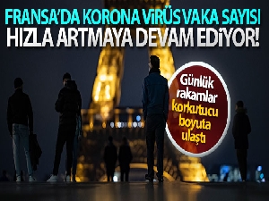 Fransa'da günlük vaka sayısı yeniden 50 bine yaklaştı