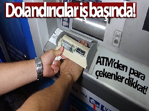 ATM'nin içinde gizli kameralı düzenek ele geçti