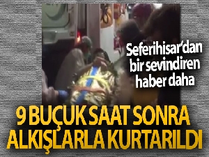 9,5 saat sonra sevindirici haber! Bir kişi daha yaralı olarak enkazdan çıkarıldı