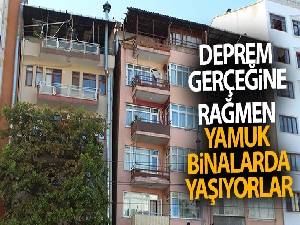 Deprem gerçeğine rağmen Kocaeli'de yamuk binalarda yaşıyorlar