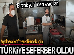 Türkiye depremin simgesi Ayda'ya köfte yedirmek için seferber oldu