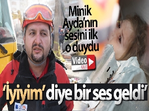 Ayda bebeğin sesini Kadıköylü arama kurtarma ekibi duydu