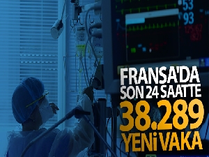 Fransa'da son 24 saatte 38 bin 289 yeni vaka