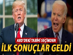 ABD'den ilk seçim sonuçları gelmeye başladı