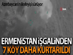 Azerbaycan Cumhurbaşkanı Aliyev, 7 köyün kurtarıldığı açıkladı