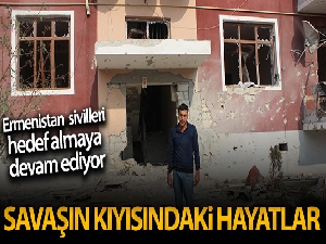 Ermenistan'ın hedefindeki Terter'de savaşın kıyısındaki hayatlar