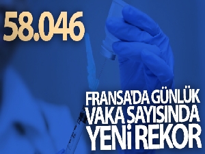 Fransa'da günlük Covid-19 vaka sayısında yeni rekor