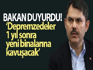 İzmirli depremzedeler 1 yıl sonra yeni binalarına kavuşacak