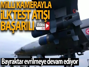 Bayraktar TB2 SİHA milli kamera ilk test atışını başarıyla gerçekleştirdi